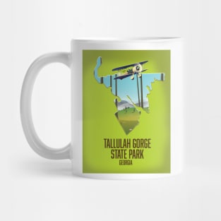 Tallulah Gorge State Park map Mug